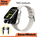 Headset Smartwatch TWS Two in One Wireless Bluetooth Dual Headset Call Health Blood Pressure Calories Sport BT Music Smart Watch