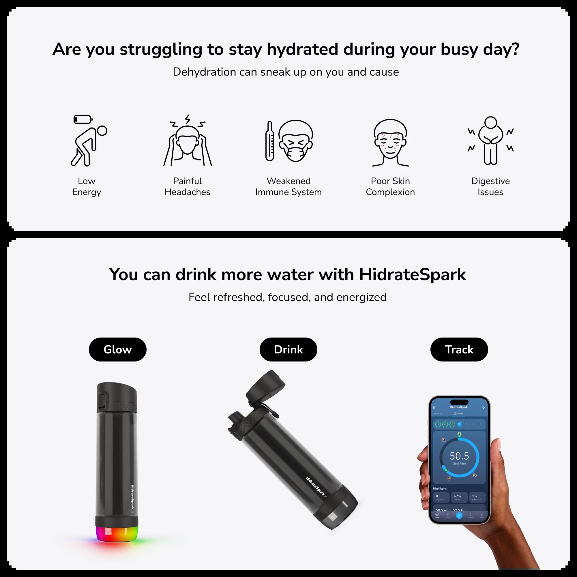 21 Oz Hidratespark PRO