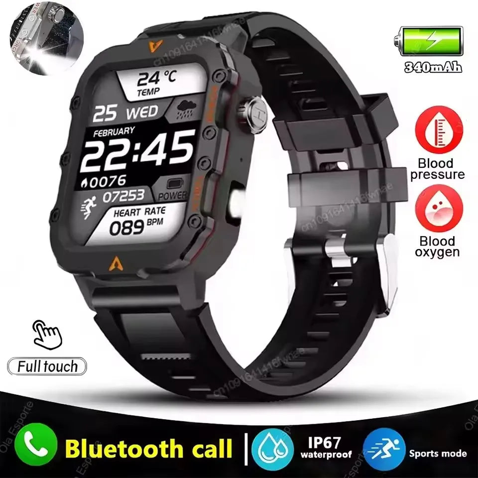 New GPS Sport Smart Watch Waterproof BT Call Militarygrade Outdoor Smartwatch IP67 for Men Women Fashion Business Smartbracelet