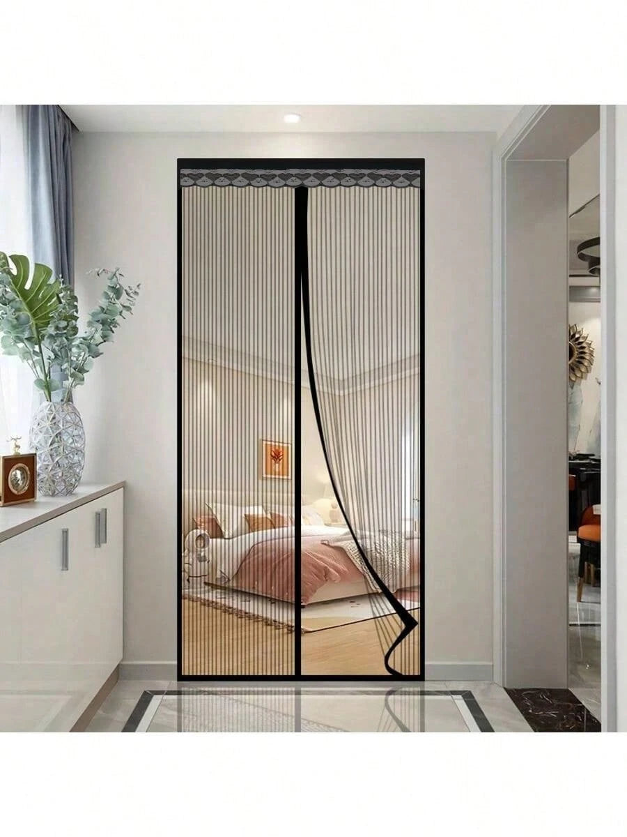 1Pc Magnetic Mesh Bug Screen Door - Auto-Closing, Ventilated Summer Bug and Mosquito Proof Windows and Doors, Pet-Friendly Design Magnetic Installation Easy