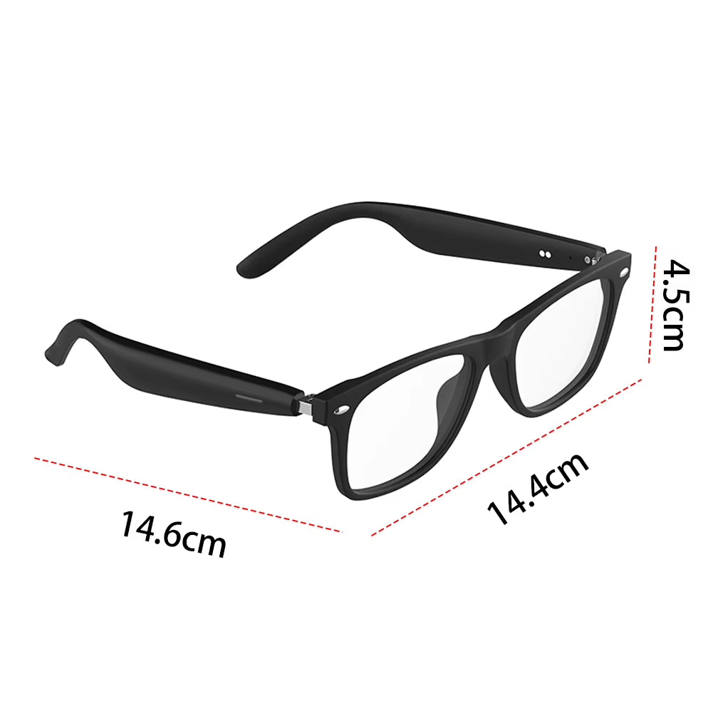 AI Intelligent Translation Glasses Smart Glasses Bluetooth-Compatible Earphone Glasses Support above 130 Languages for Men Women