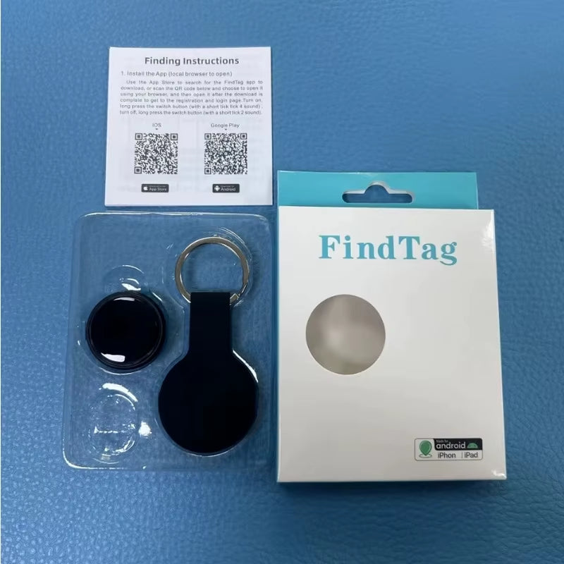GPS Bluetooth Airtag Smart Works with Android and Ios System Mini Locator Tag Tracker Finder
