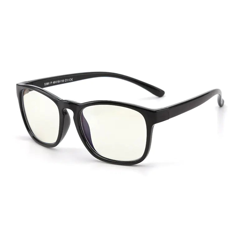 Kids' Stylish Anti-Blue Light Glasses with Silicone Frame