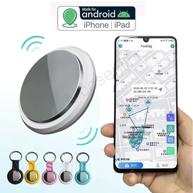 GPS Bluetooth Airtag Smart Works with Android and Ios System Mini Locator Tag Tracker Finder