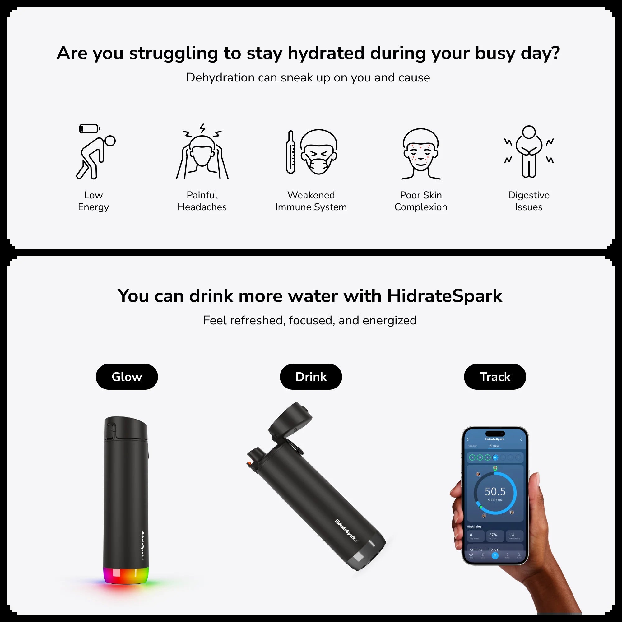 21 Oz Hidratespark PRO