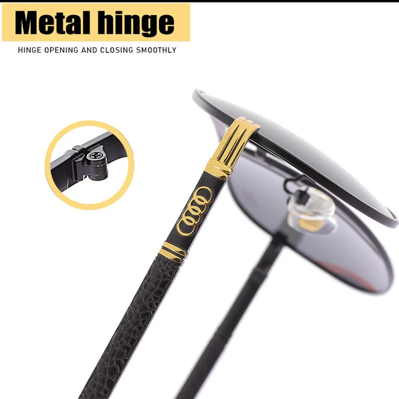 High End Luxury Men Driving Polarized Sunglasses, Brand Luxury Design anti Glare, Men and Women Driver Goggles Gentlemanly