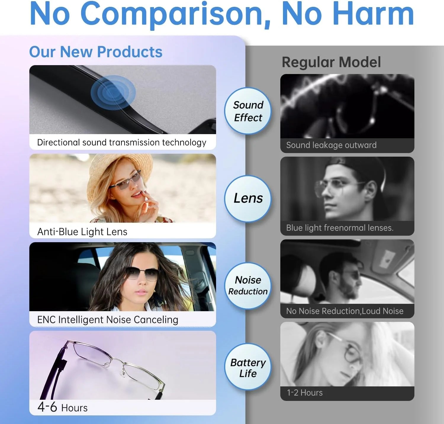 Smart Glasses with AI Translation, Bluetooth Audio Sunglasses with Photochromic Lenses, Voice Assistant, Real-Time Translation, Supports 144+ Languages, Great for Business, Travel Silver