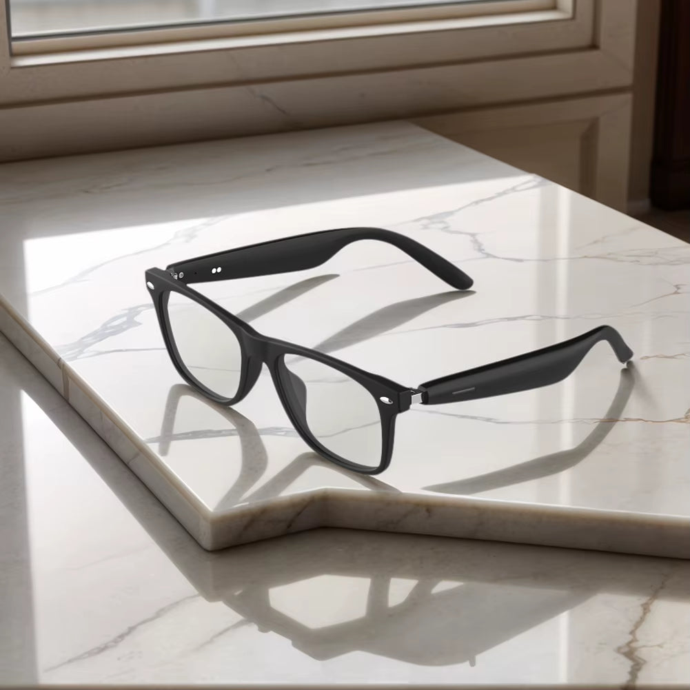 AI Intelligent Translation Glasses Smart Glasses Bluetooth-Compatible Earphone Glasses Support above 130 Languages for Men Women
