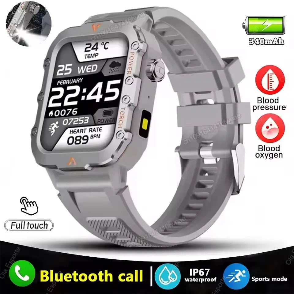 New GPS Sport Smart Watch Waterproof BT Call Militarygrade Outdoor Smartwatch IP67 for Men Women Fashion Business Smartbracelet