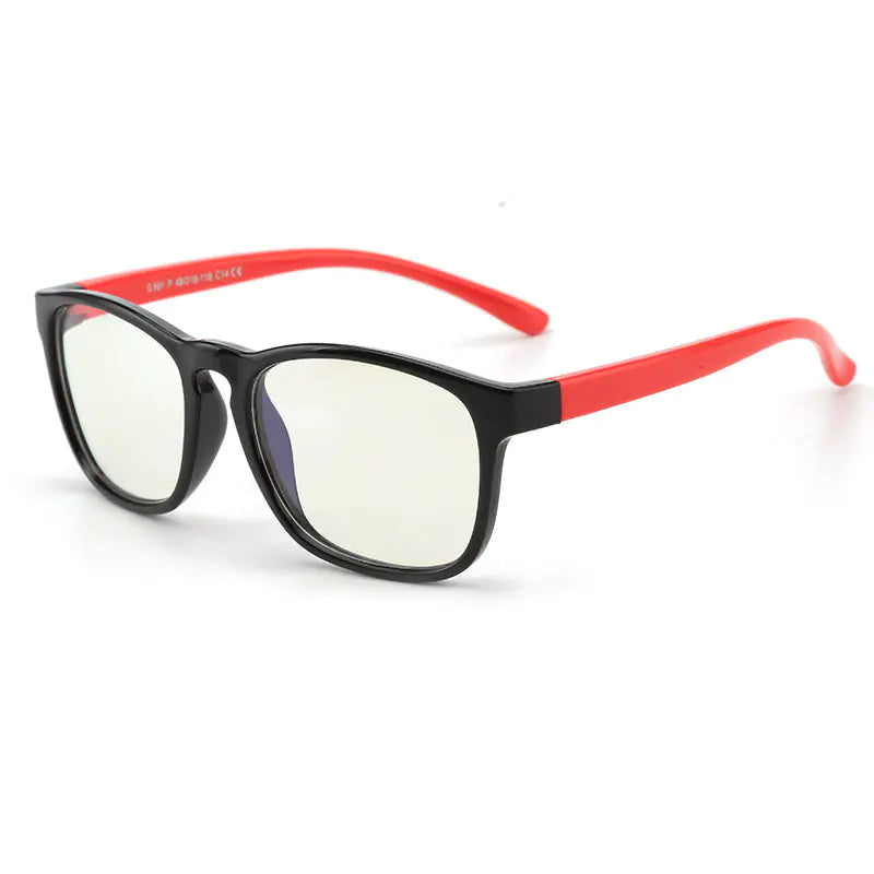 Kids' Stylish Anti-Blue Light Glasses with Silicone Frame